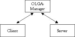 Einfaches Modell der OLGA-Kommunikation